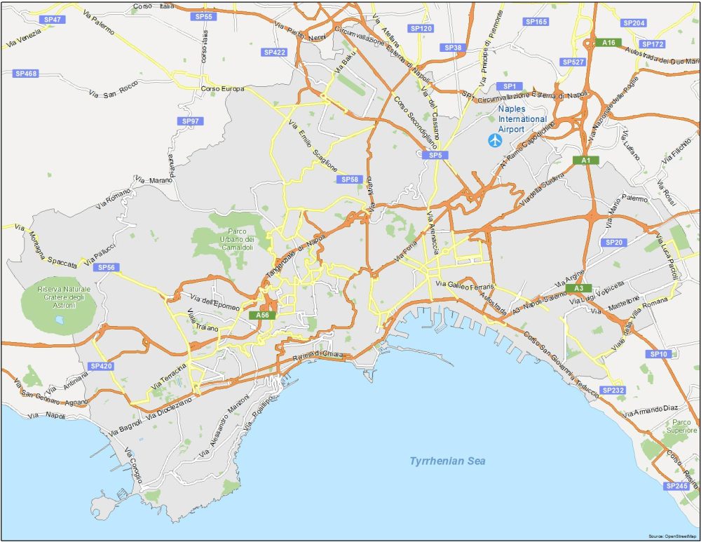 Naples Road Map