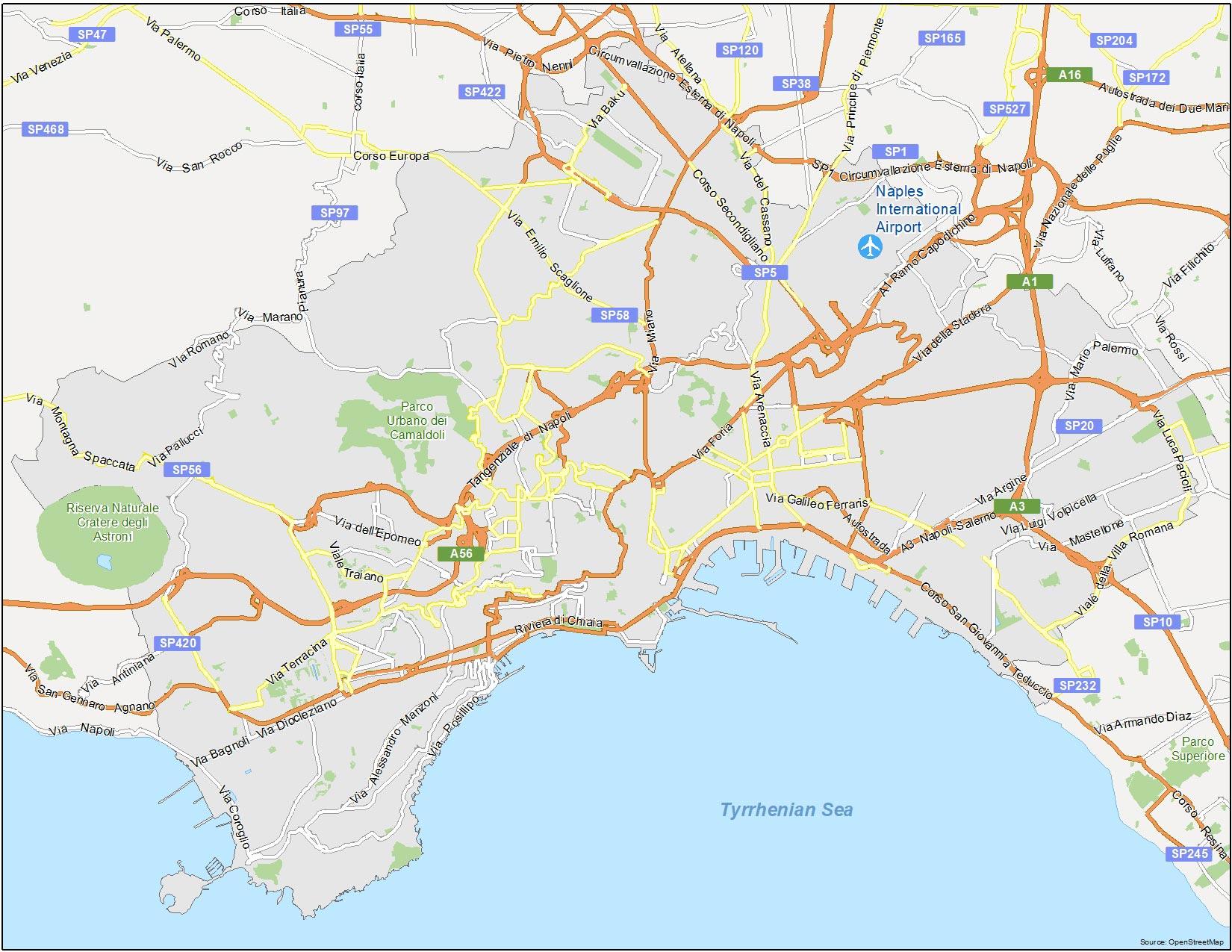 Naples Road Map 