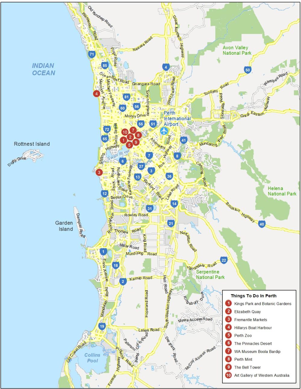 Map Of Perth Australia GIS Geography   Perth Things To Do 1000x1294 