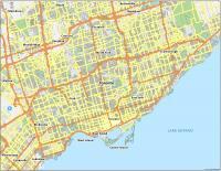 Toronto Map Canada