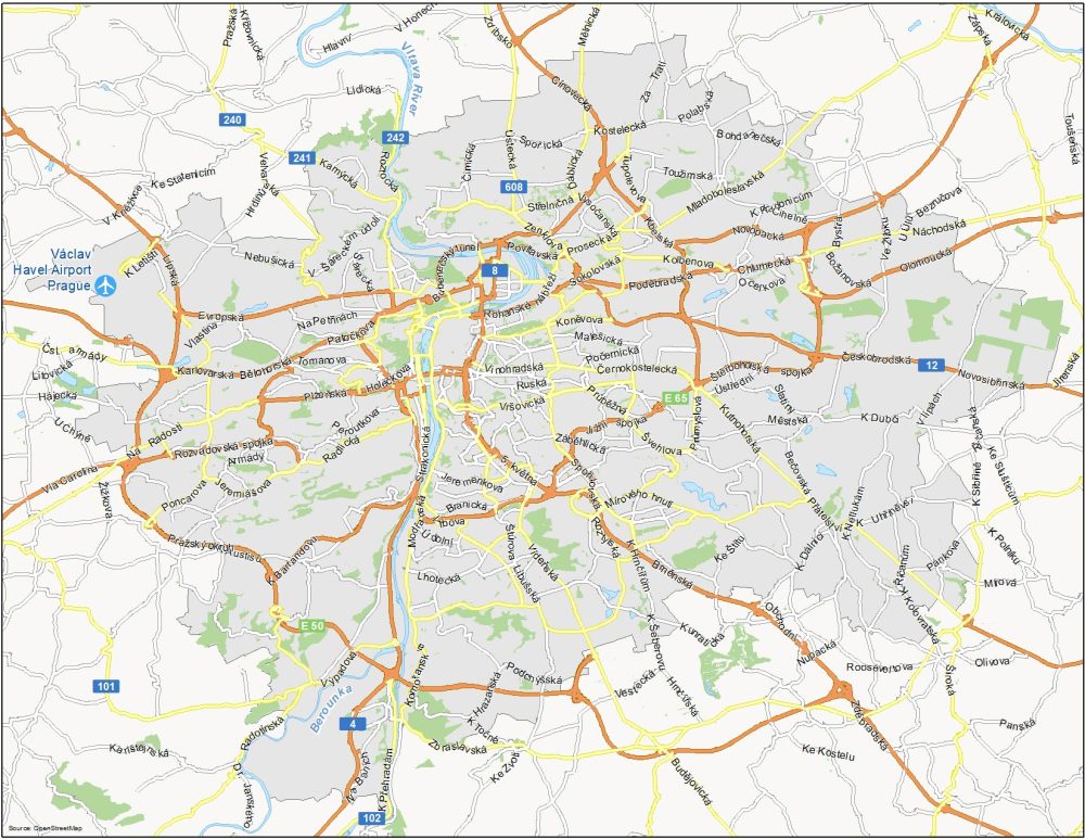 Prague Road Map