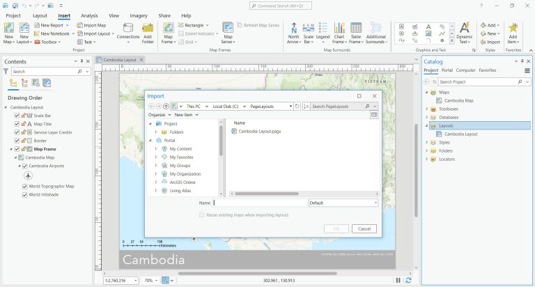 ArcGIS Pro Importing Layout Files