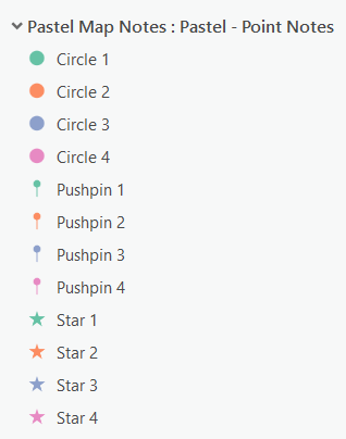 Map Notes Template