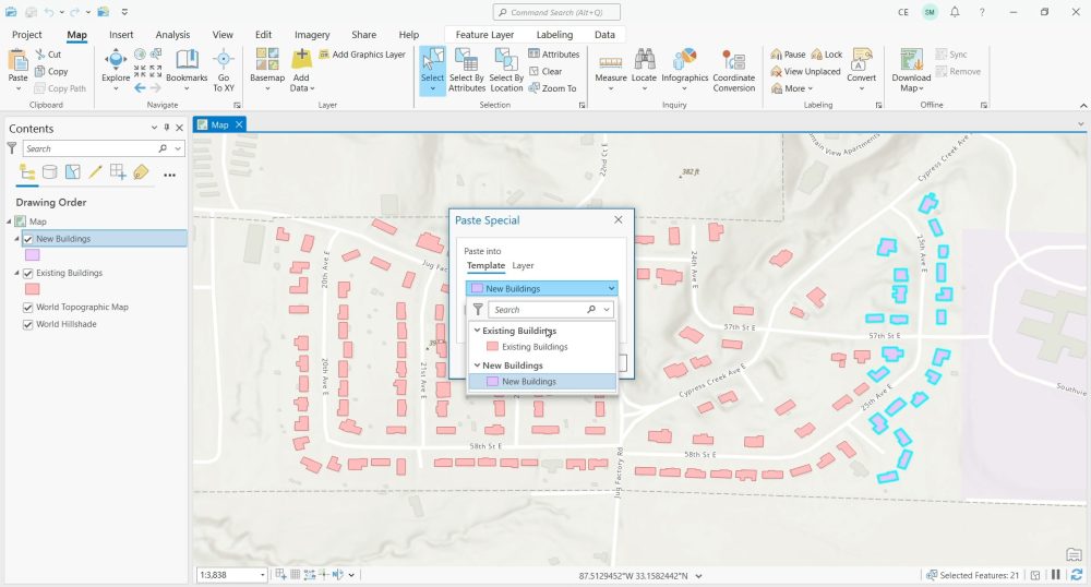 Copying Features ArcGIS Pro