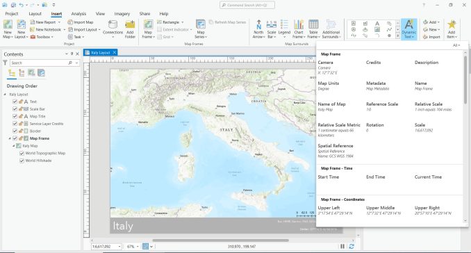 Dynamic Text in ArcGIS Pro