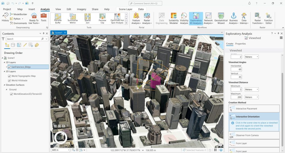 Exploratory 3D Analysis ArcGIS Pro