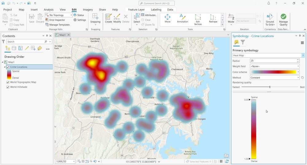 Heat Maps ArcGIS Pro