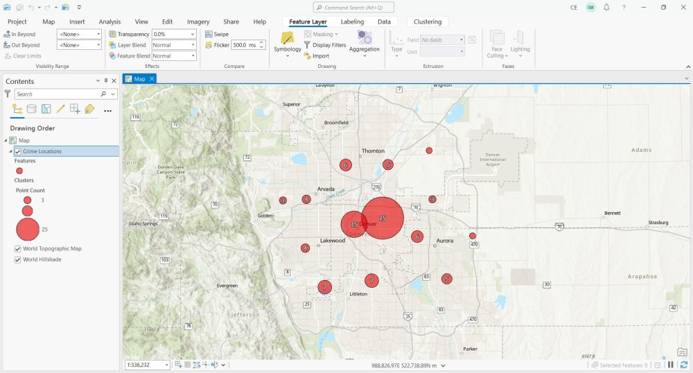 Point Clustering ArcGIS Pro