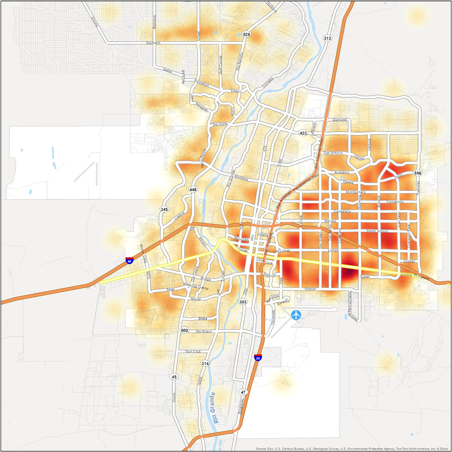 Albuquerque Crime Map GIS Geography Albuquerque Crime Map GIS Geography