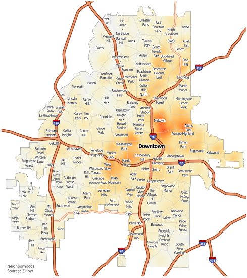 Atlanta Crime Map - GIS Geography