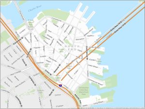 Boston North End Map
