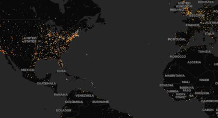 Carto UFO Sightings Map