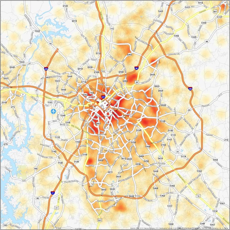 Charlotte Crime Map GIS Geography