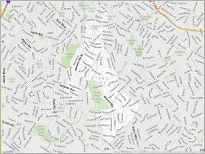 Charlotte Myers Park Map