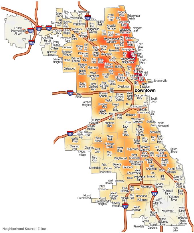 Chicago Crime Map 678x814 