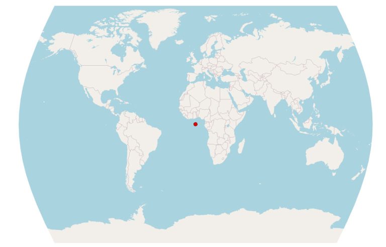 Coordinates Times World Projection Null Island