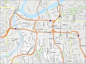 Kansas City Downtown Map