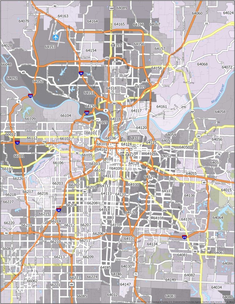 Kansas City Zip Code Map 1 768x994 