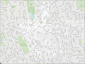 Los Angeles Beverly Hills Map