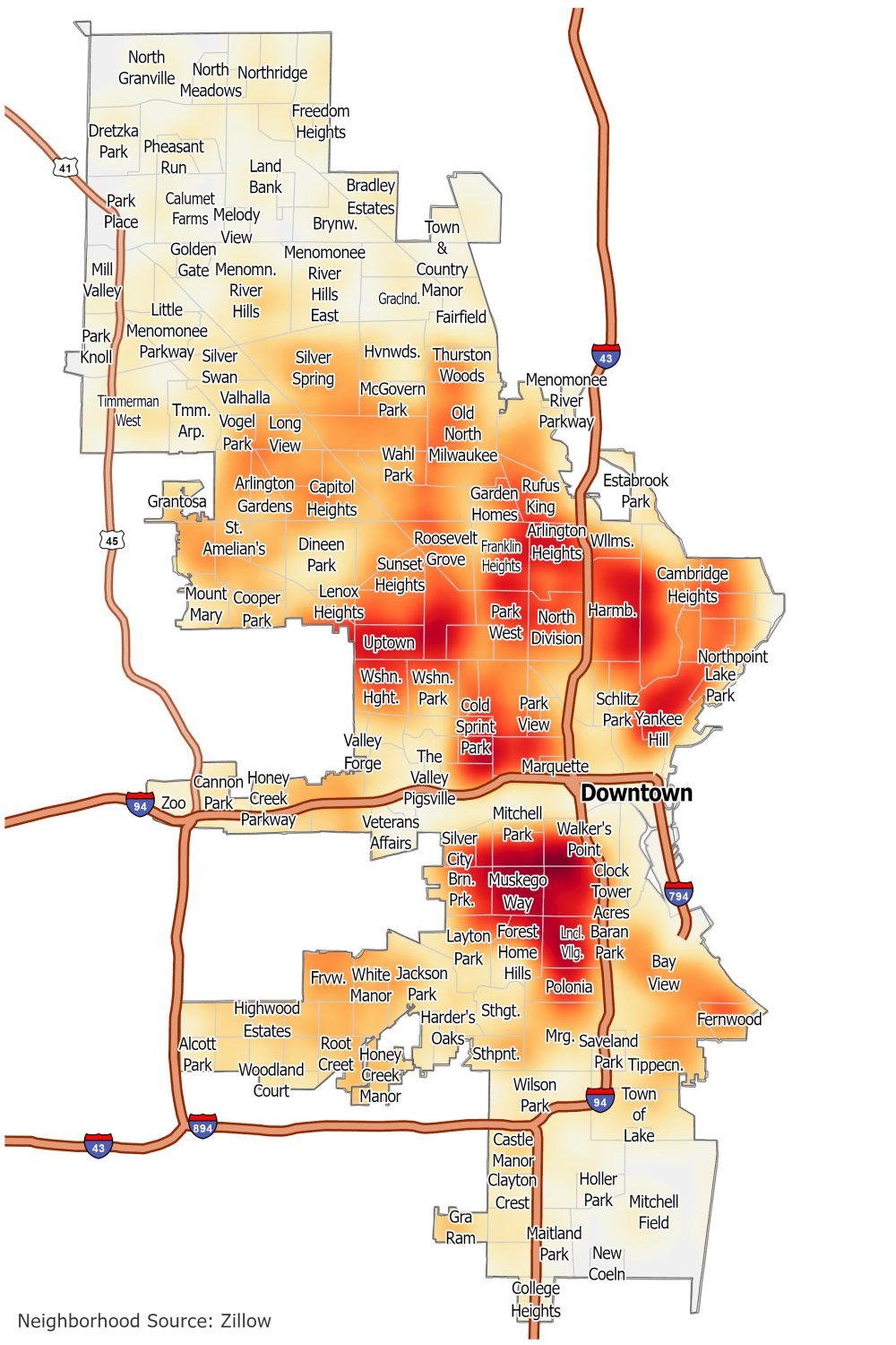 Milwaukee Crime Map 1000x1500 