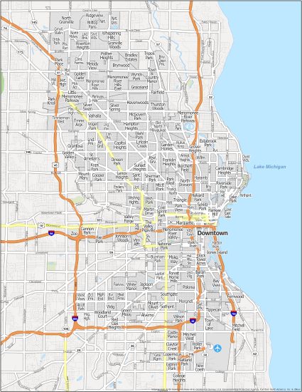 Milwaukee Neighborhood Map - GIS Geography