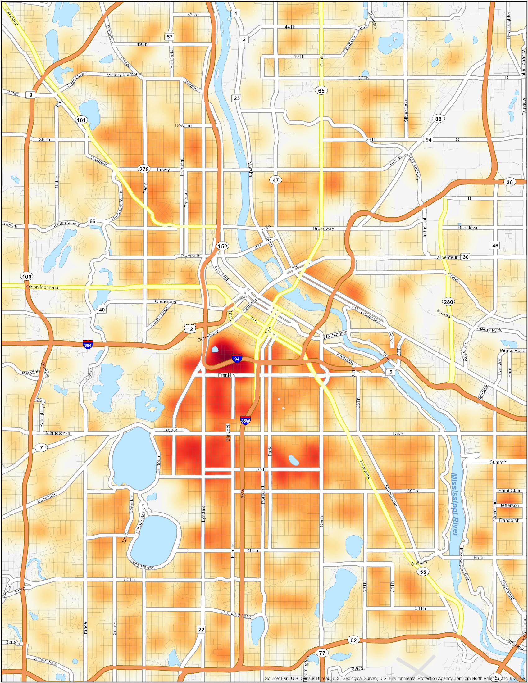 St. Paul, MN Violent Crime Rates and Maps