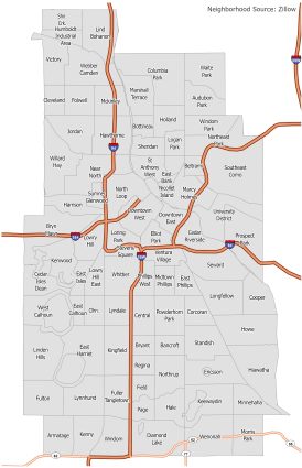 Minneapolis Neighborhood Map - GIS Geography