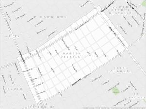 New Orleans Garden District Map