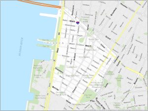 New York City Tribeca Map