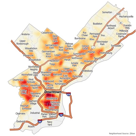 Philadelphia Crime Map GIS Geography