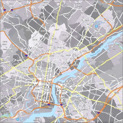 Philadelphia Zip Code Map Gis Geography