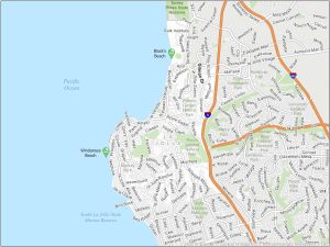 San Diego La Jolla Map