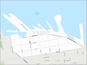 San Francisco Fishermans Wharf Map