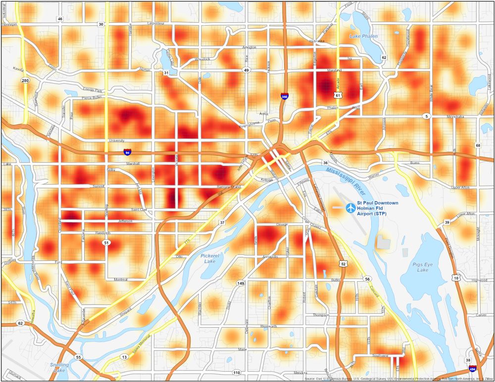 The Safest and Most Dangerous Places in St. Paul, MN: Crime Maps