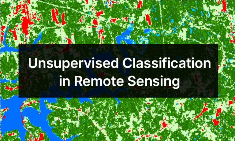 Unsupervised Classification in Remote Sensing