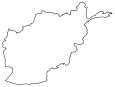 Afghanistan Blank Map