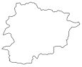 Andorra Blank Map