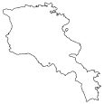 Armenia Blank Map