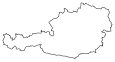 Austria Blank Map