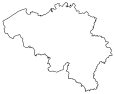 Belgium Blank Map