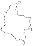Colombia Outline Map