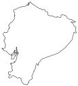 Ecuador Outline Map