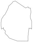 Eswatini Blank Map
