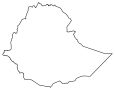 Ethiopia Blank Map
