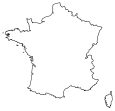 France Blank Map