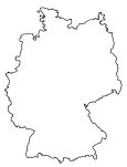 Germany Blank Map