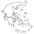 Greece Blank Map