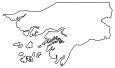 Guinea-Bissau Blank Map