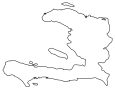 Haiti Outline Map