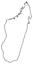 Madagascar Blank Map